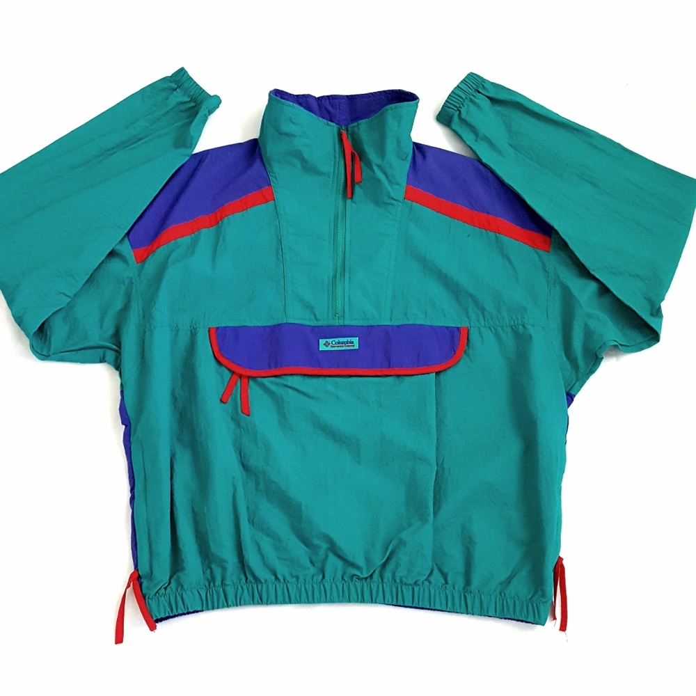 Vintage Retro 80s/90s Columbia Windbreaker Jacket